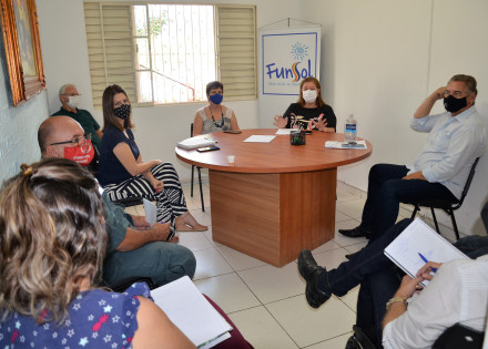 Reunião realizada nesta manhã no Funssol