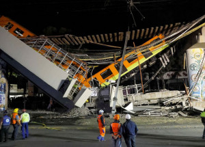 mexico-queda-de-viaduto-por-onde-passava-metro-deixa-mortos-e-feridos-correio-nogueirense