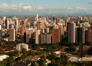 Paisagens da torre panoramica,Curitiba,Paraná