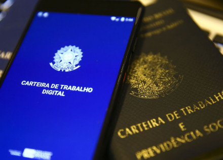 Carteira de trabalho digital.