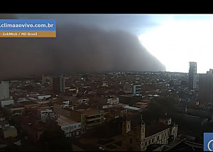 Tempestade de areia atinge cidades de São Paulo