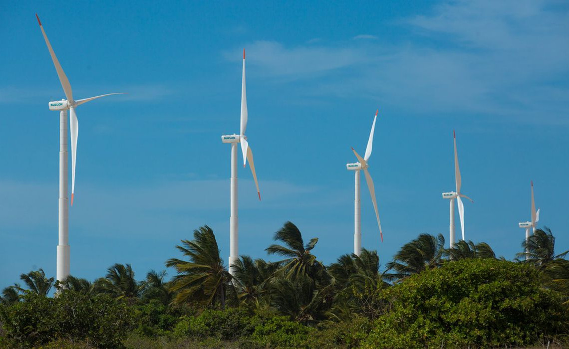 Usina de Energia Eólica (UEE) em Icaraí, no Ceará (CE)
