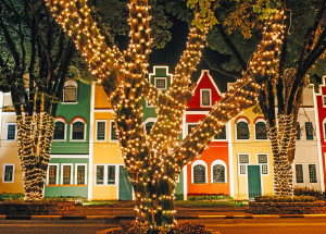 Decoração de Natal da Prefeitua da Estância Turística de Hol