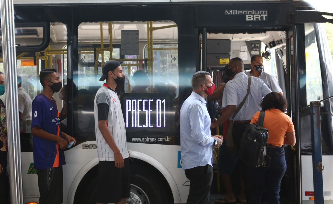 Paralização de trabalhadores da Viação Grajaú