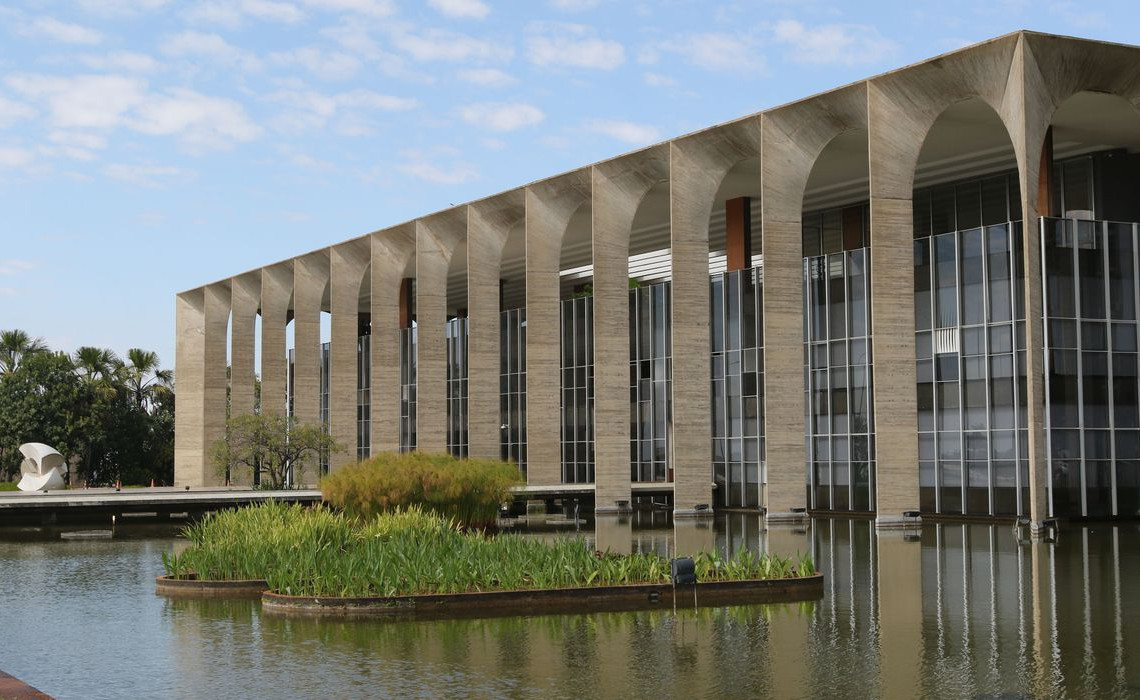 Palácio do Itamaraty na Esplanada dos Ministérios