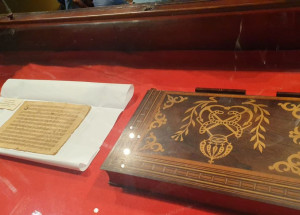 A partitura do Hino Nacional