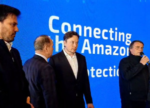 Elon Musk, Fabio Faria,Jair Bolsonaro