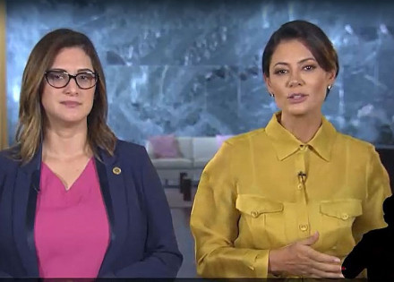 Ministra e primeira-dama apresentam ações do governo destinadas a mães