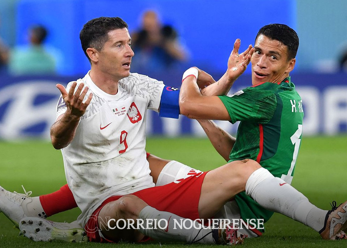 Em jogo marcado pelo excesso de cautela, México e Polônia empatam - Correio  Nogueirense