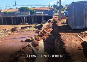 com-85-de-sua-obra-concluida-muro-do-piscinao-do-bairro-sao-vicente-desaba-apos-chuva-correio-nogueirense-capa